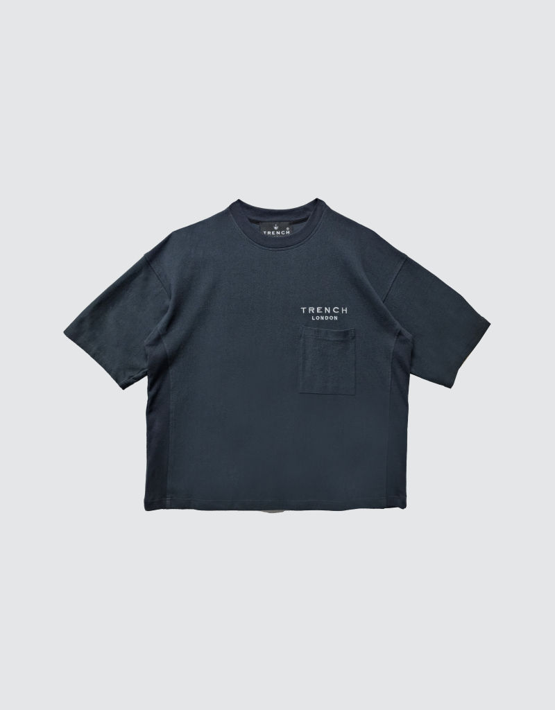 反织口袋T恤 (Reverse weave pocket T-shirt)