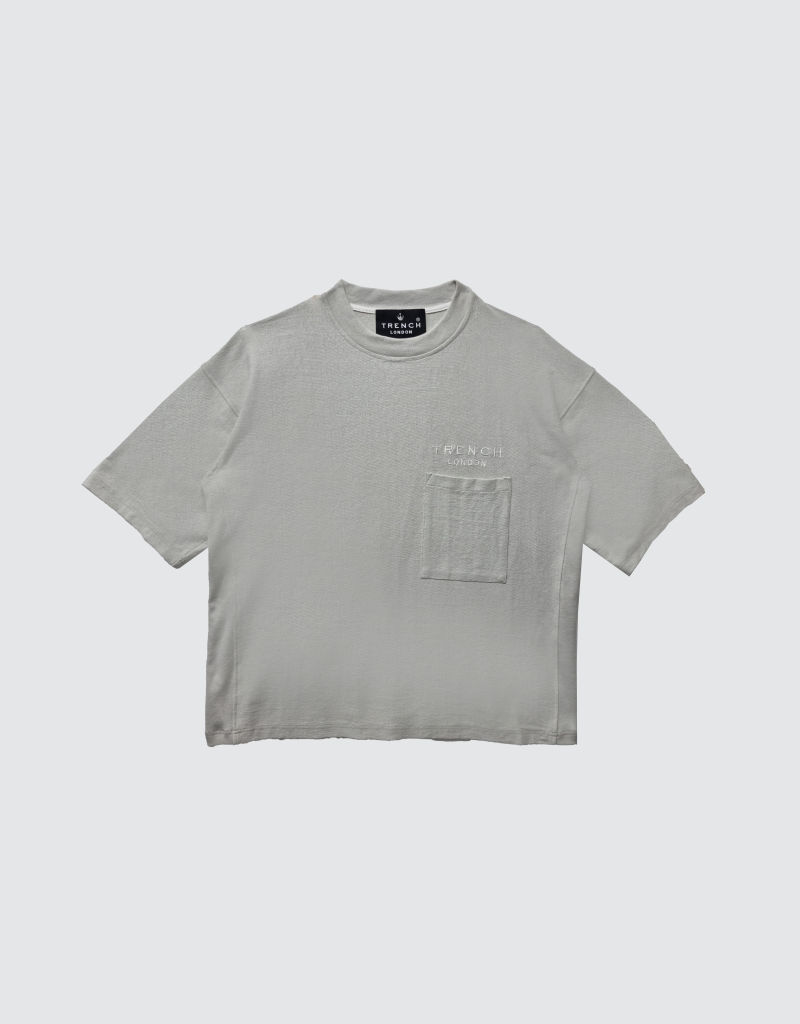 反织口袋T恤 (Reverse weave pocket T-shirt)